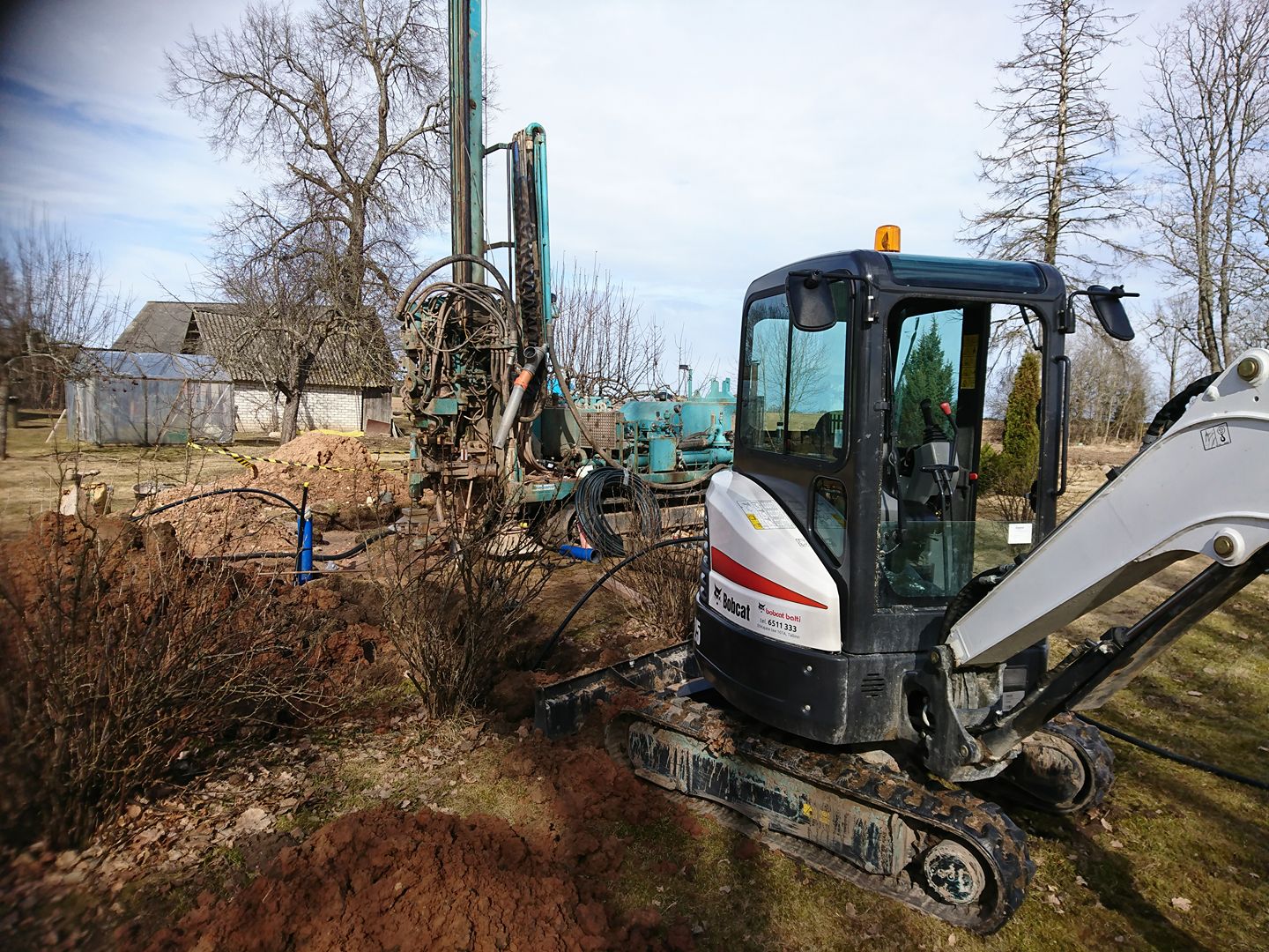 Puurimisseadmed tööl